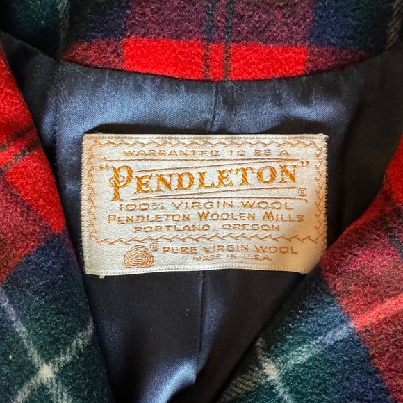 Vintage Pendleton Women’s Wool Plaid Coat - Picture 9 of 9